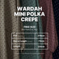 Wardah Mini Polka Crepe