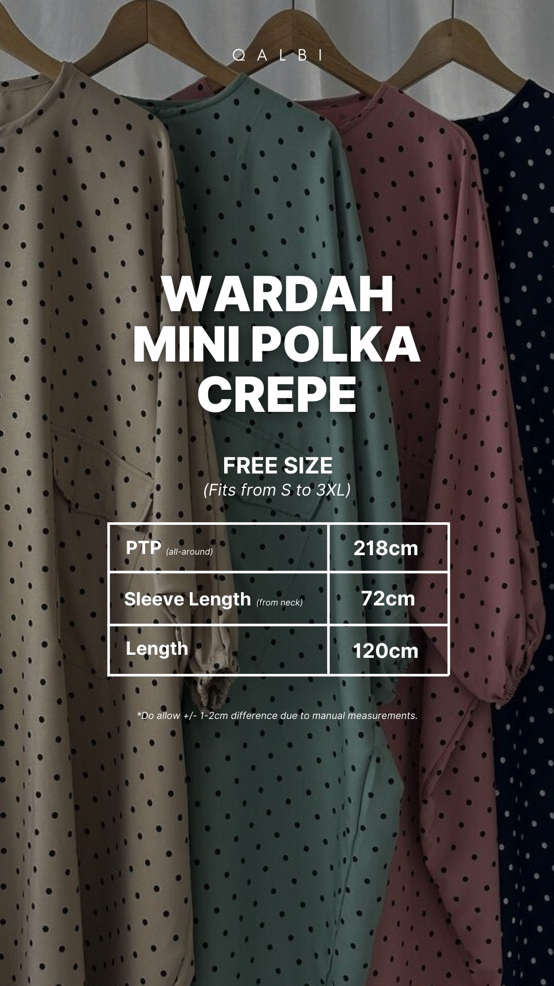 Wardah Mini Polka Crepe