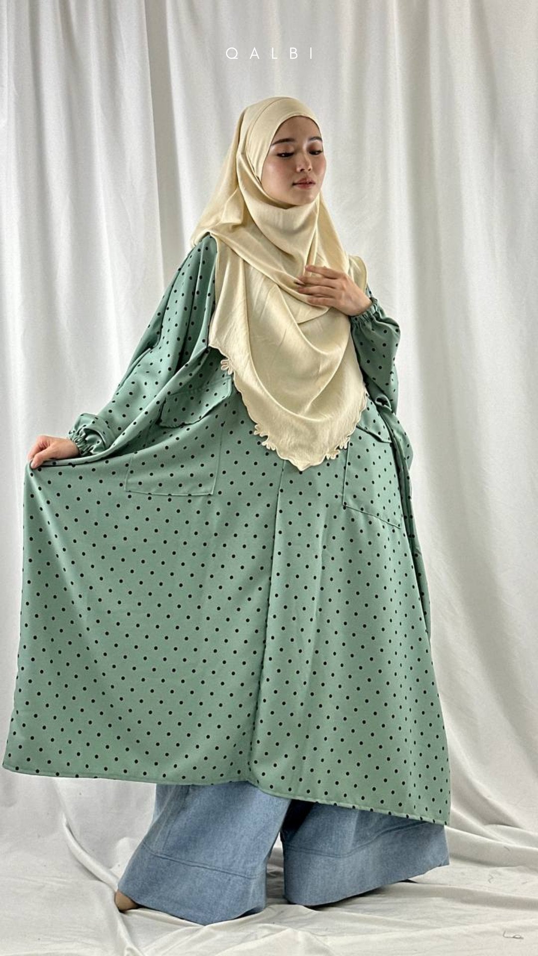 Wardah Mini Polka Crepe