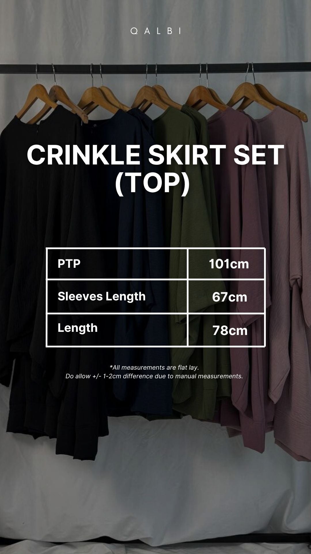 Crinkle Skirt Set