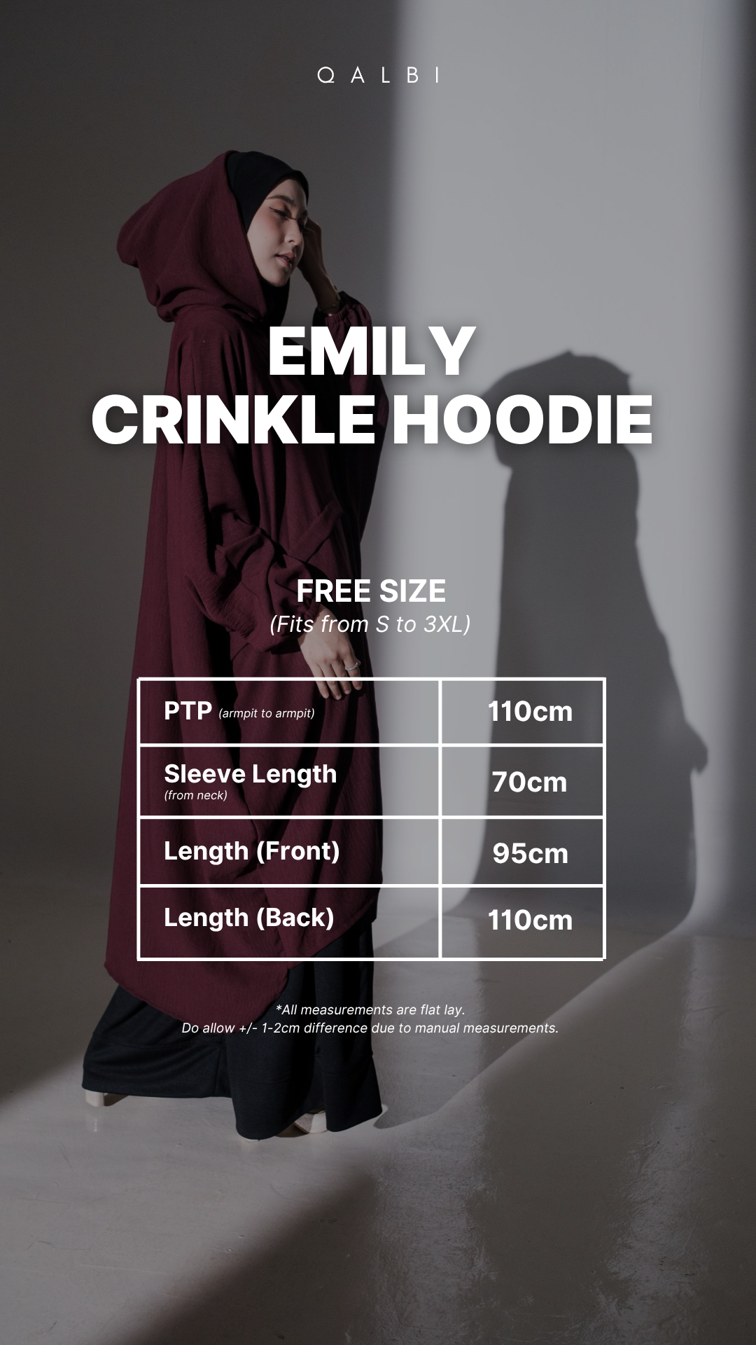 Emily Crinkle Hoodie