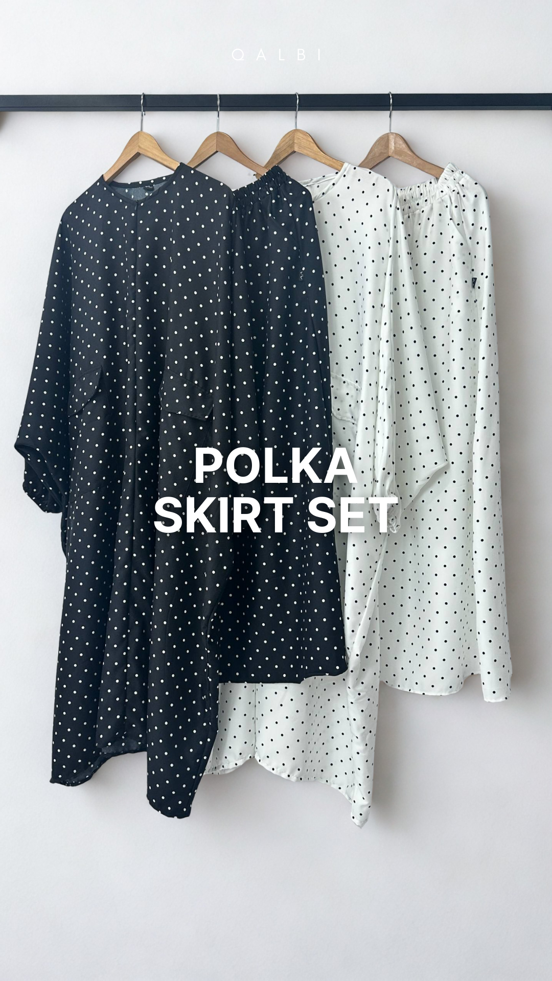 Polka Skirt Set