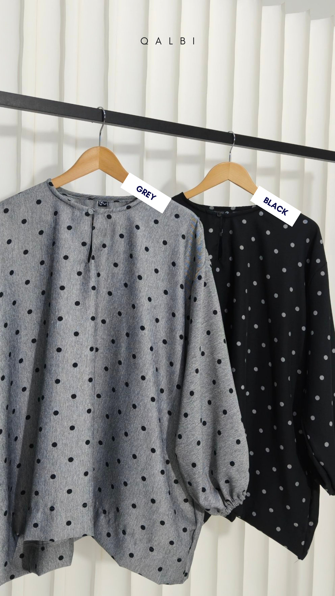 Polka top (semiwool)
