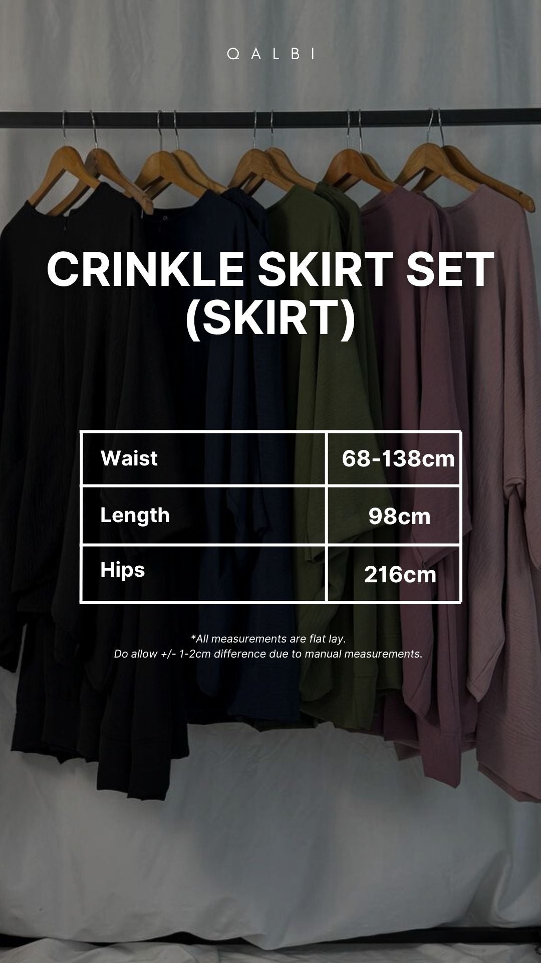 Crinkle Skirt Set