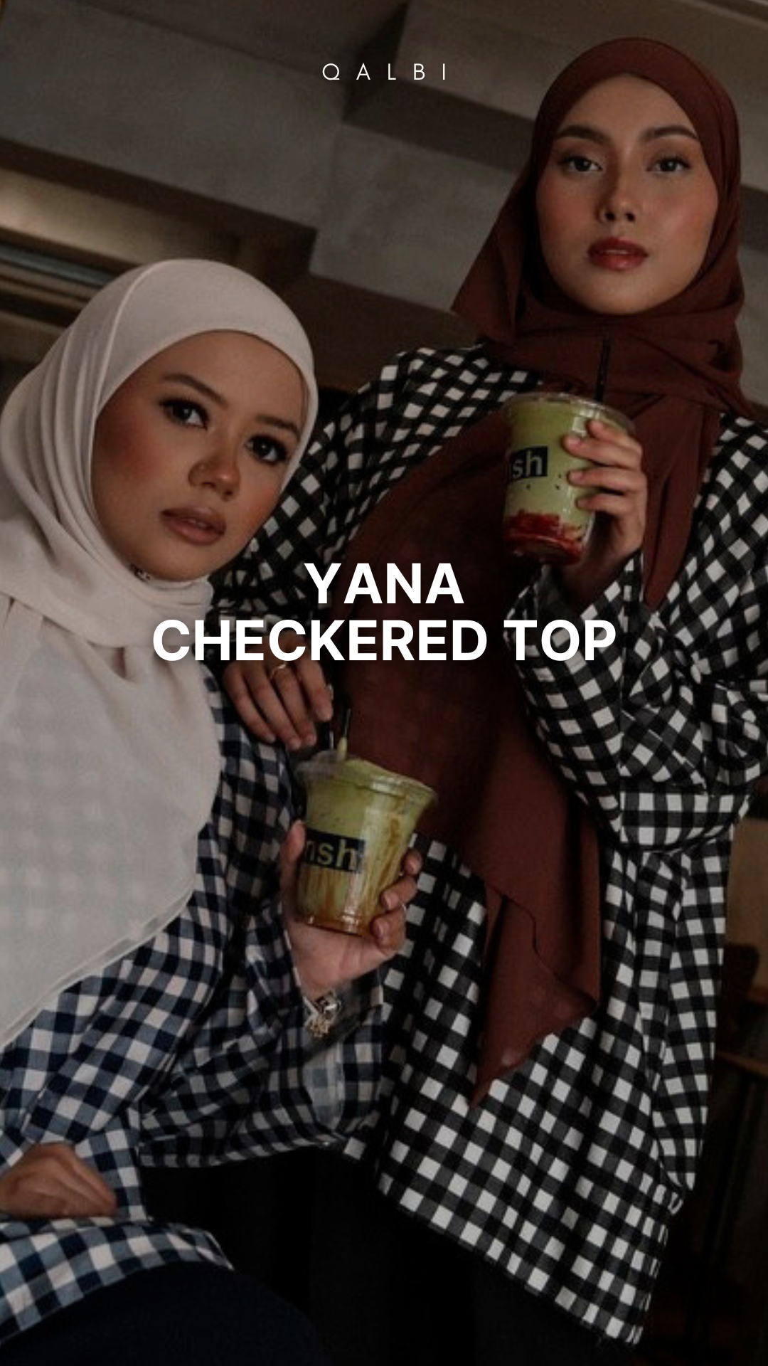 Yana Checkered Top