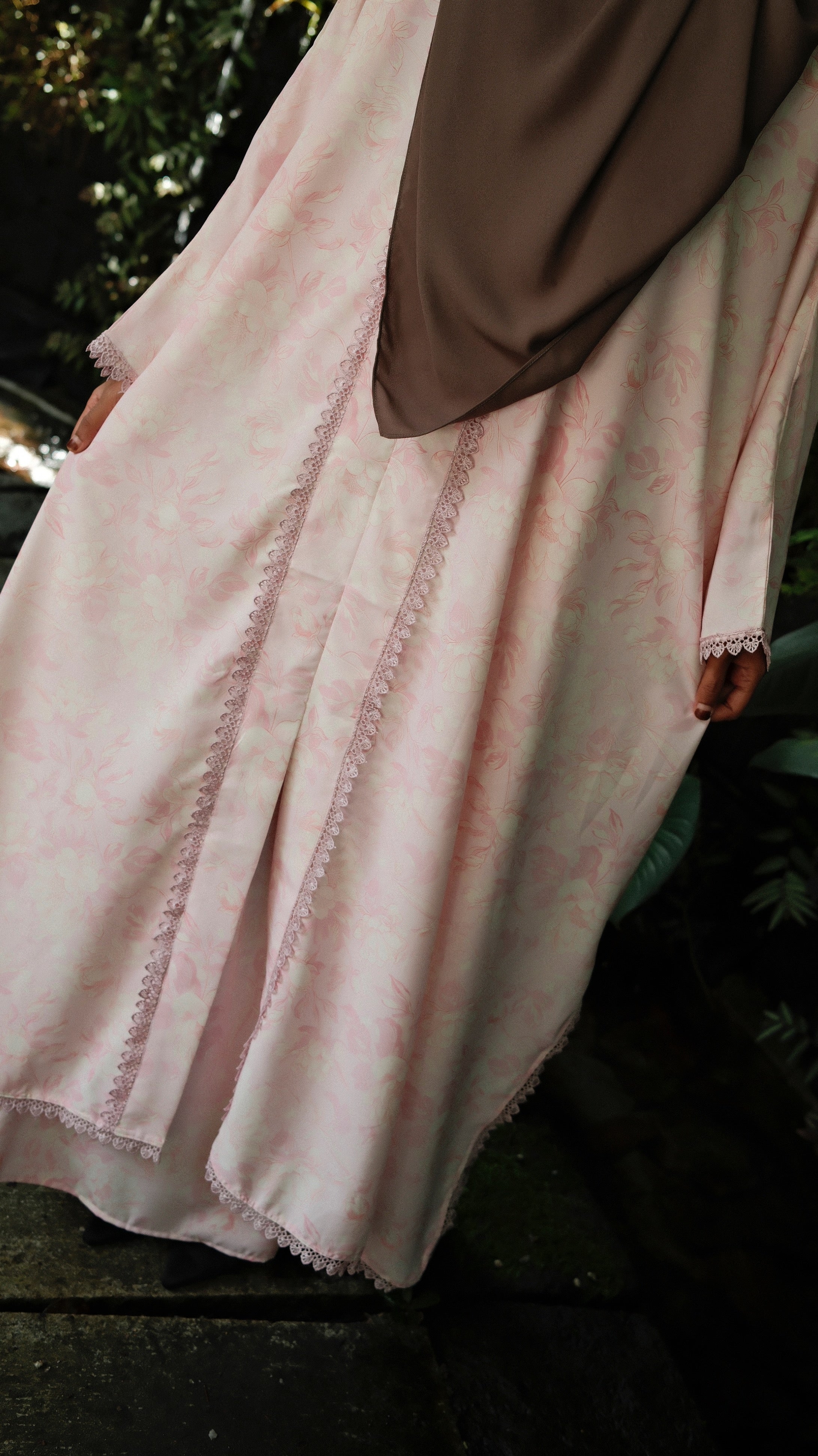 Printed Seroja Lace Kurung