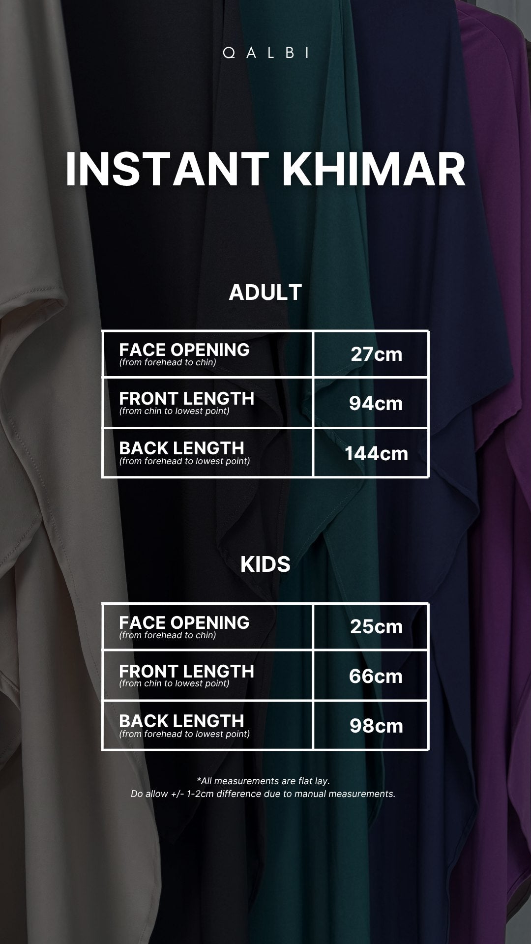 Instant French Khimar Kids