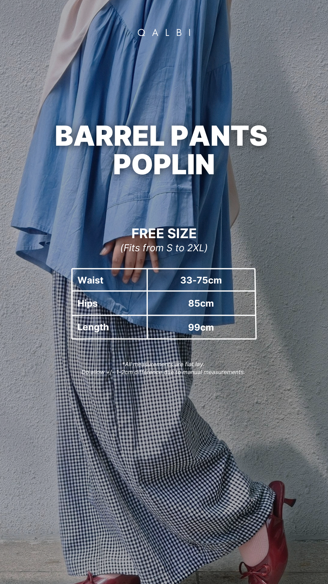 Barrel Pants Popplin