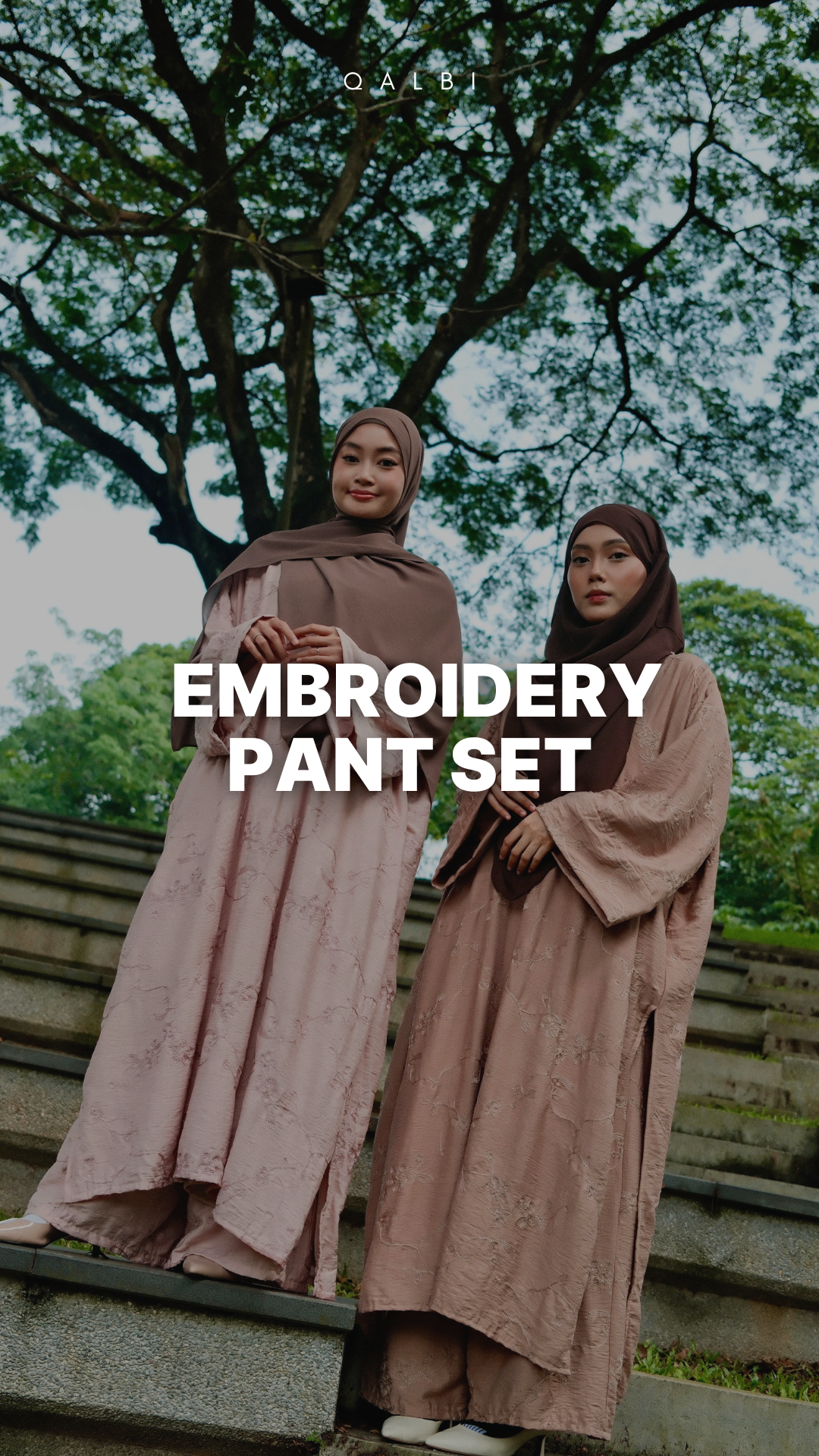 Embroidery Pant Set