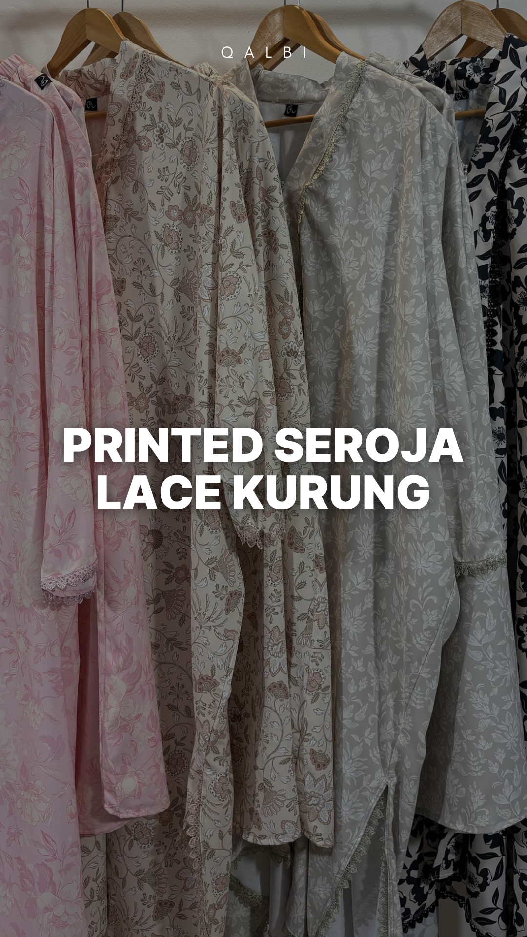 Printed Seroja Lace Kurung