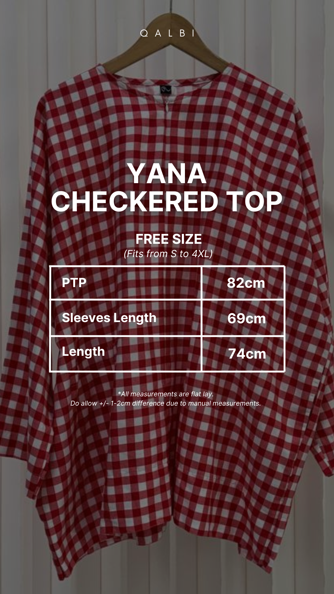Yana Checkered Top