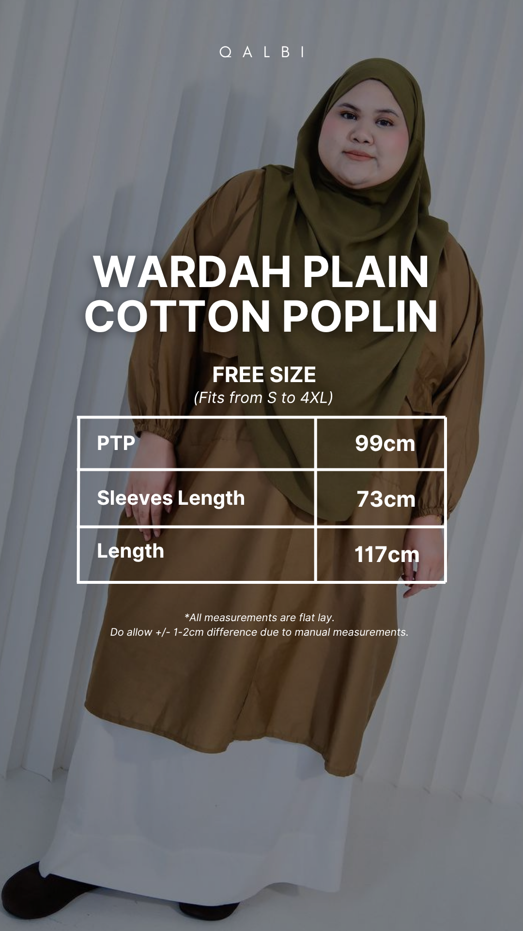 Wardah Plain Cotton Poplin