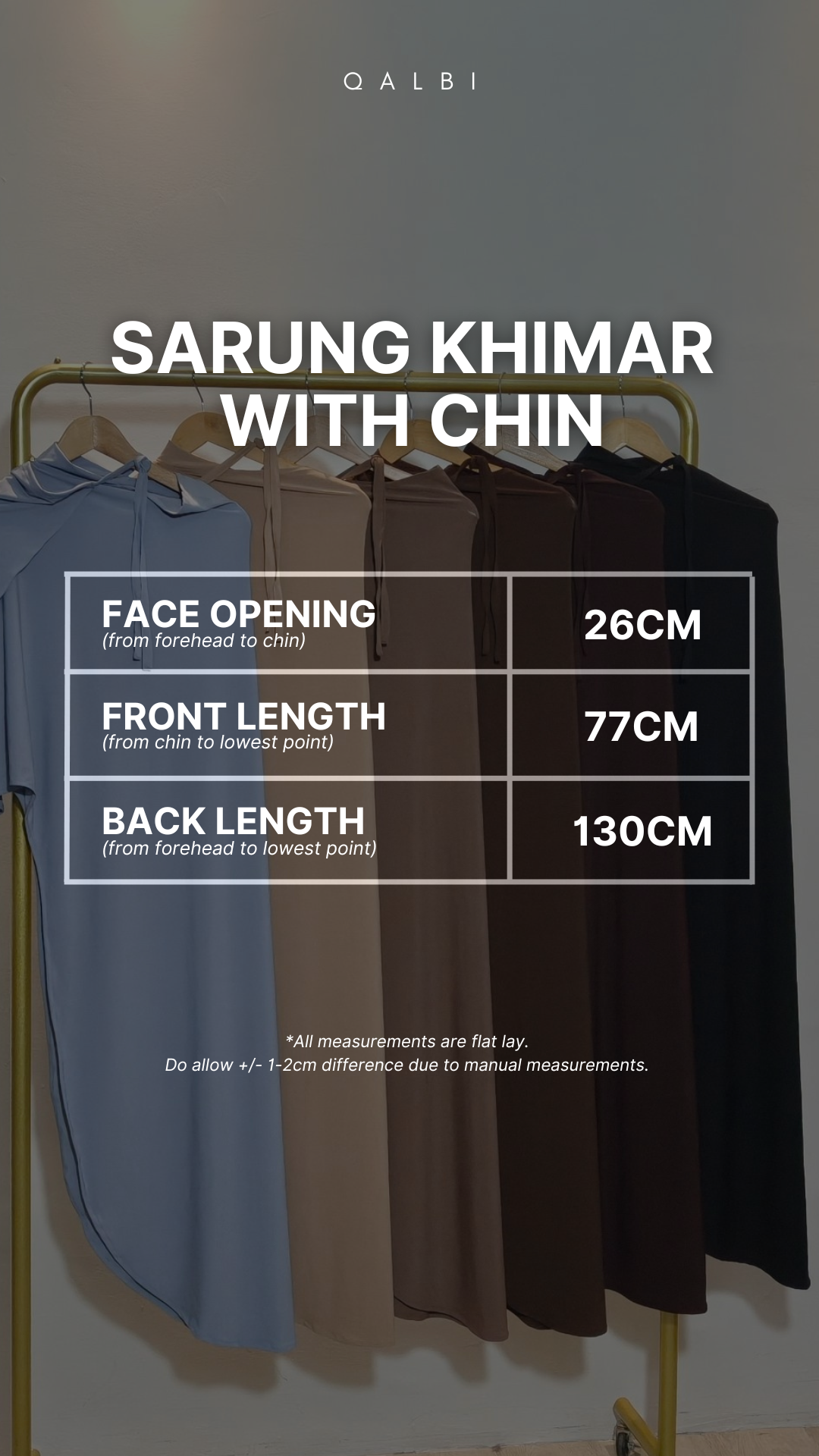 Sarung Khimar with Chin