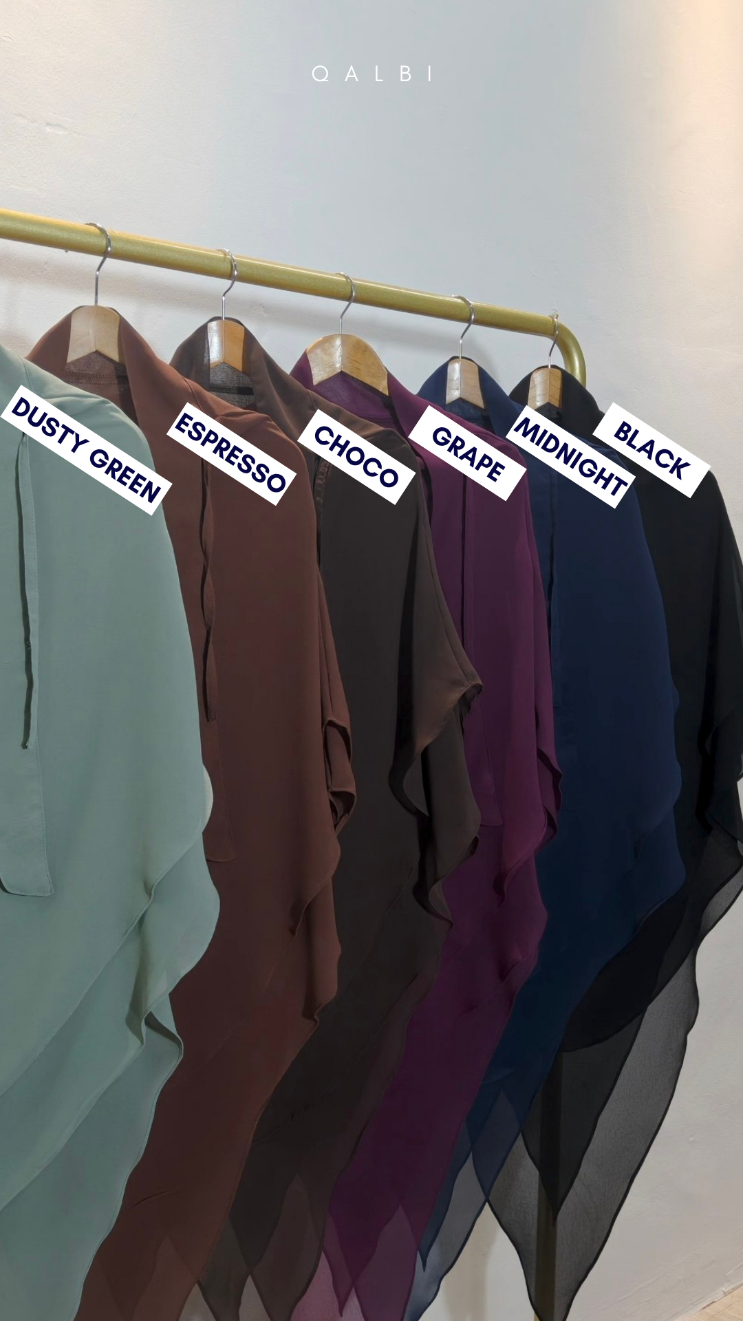 2 Layer Chiffon Khimar