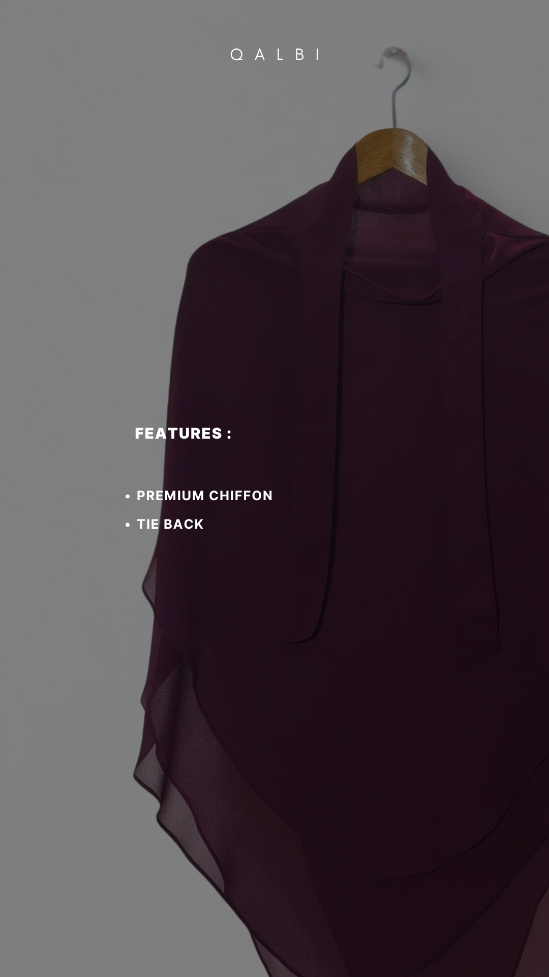 2 Layer Chiffon Khimar