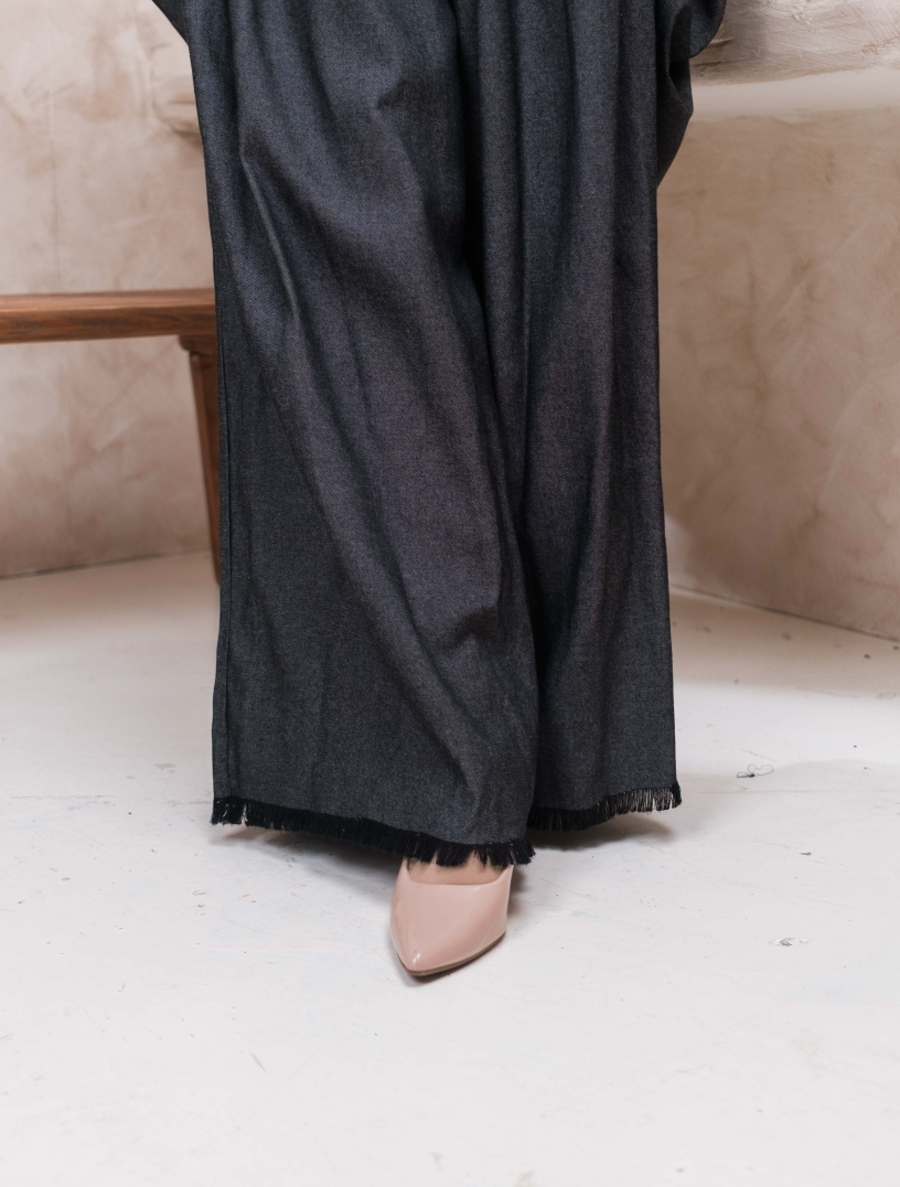 Frill Baggy Jeans