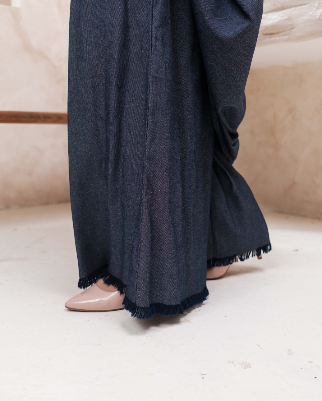 Frill Baggy Jeans