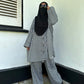 Monochrome Pant Suit (with buttons)