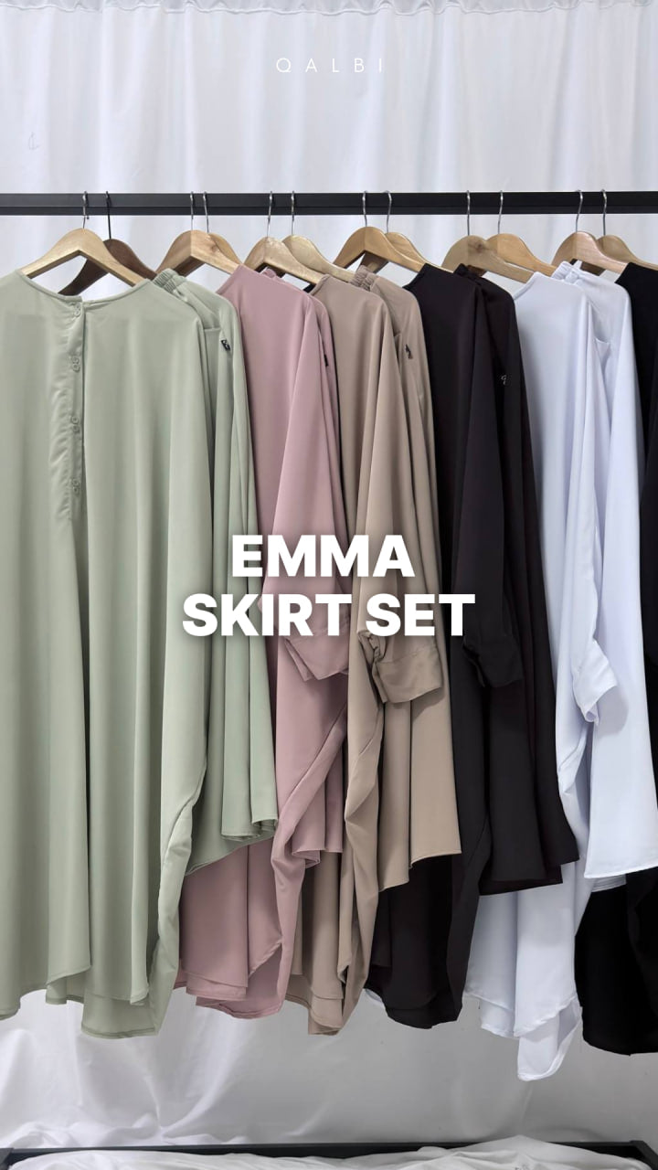 Emma Skirt Set (Silk Lexus)