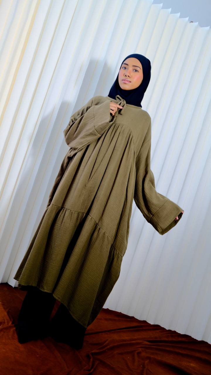 Lydia Cotton Foam Tunic