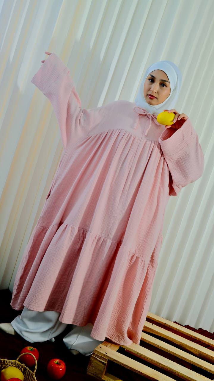 Lydia Cotton Foam Tunic