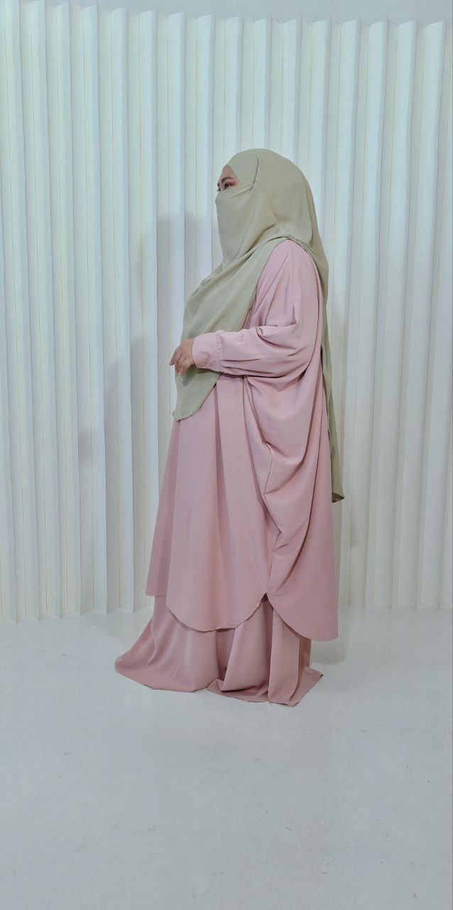 Emma Skirt Set (Silk Lexus)