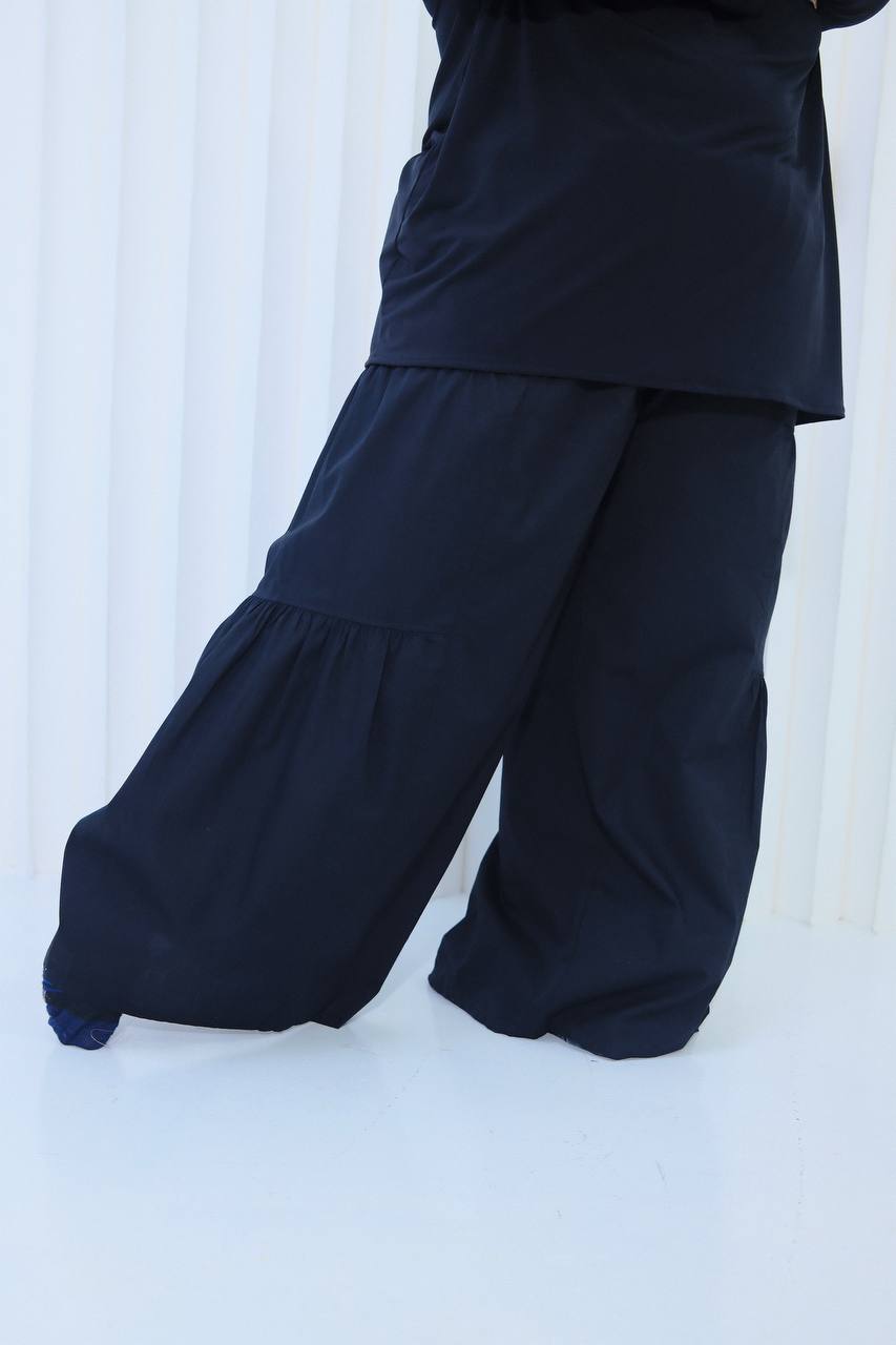 Tier Pants (Cotton Poplin)